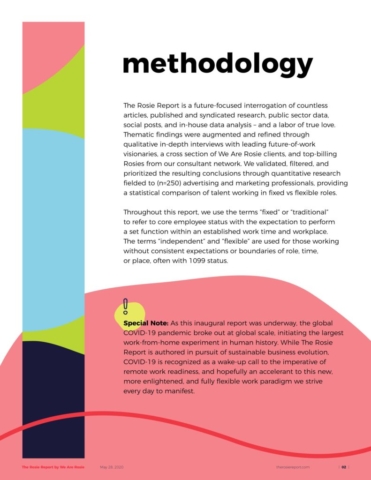 As this inaugural report was underway, the global COVID-19 pandemic broke out at global scale, initiating the largest work-from-home experiment in human history.